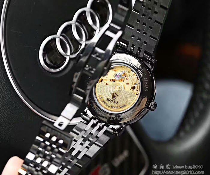 ROLEX勞力士 最新經典羅馬字面 男裝鋼帶 進口全自動機械 男士腕表 30米防水  wssb4761
